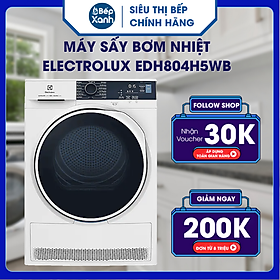 Máy Sấy Bơm Nhiệt Electrolux EDH804H5WB - Hàng Chính Hãng
