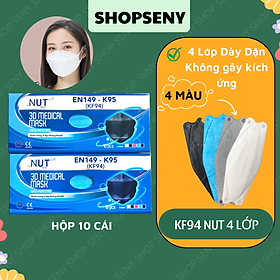 Khẩu Trang KF94 4D Mask Hàn Quốc NUT Hộp 10 cái