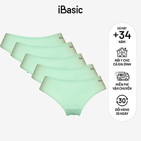 Combo 5 quần lót nữ trơn thun lạnh iBasic PANW130