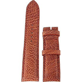 Dây Đồng Hồ Da Đà Điểu Size Lớn Huy Hoàng HT8411 - Vàng