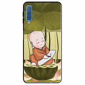 Ốp lưng dành cho samsung a7 2018 mẫu chú tiểu thư pháp