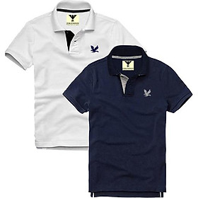 Áo thun nam cổ bẻ vải cá sấu, Combo 2 áo – EZ225