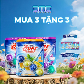 MUA 3 TẶNG 1: Combo 1 Vỉ Treo Hương Chanh + 2 Vỉ Treo Hương Lavender Tự Động Làm Sạch TẶNG 3 Túi nước xả vải Maxpure hương Thư Thái