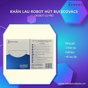 Mua Hộp khăn lau Ecovacs Deebot U2 Pro - Hàng Chính Hãng