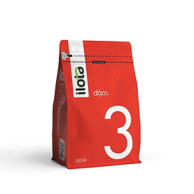 Cà phê ILOTA 3 ĐẬM rang xay nguyên chất dạng xay mộc Arabica Robusta gói