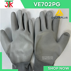 Mua Găng tay cơ khí Deltaplus VE702PG   VE702P phủ PU - 7