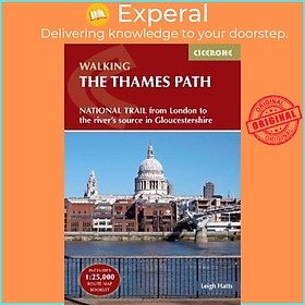 Hình ảnh Sách - The Thames Path : National Trail from London to the river's source in Glou by Leigh Hatts (UK edition, paperback)