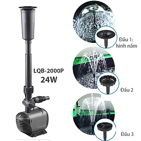 Mua Máy bơm chìm 8W-14W-24W tùy chọn 220V không chổi than có đầu phun hình nấm cho tiểu cảnh  hòn non bộ