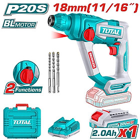 MÁY KHOAN ĐỘNG LỰC DÙNG PIN LITHIUM 20V TOTAL TRHLI201881 - HÀNG CHÍNH HÃNG