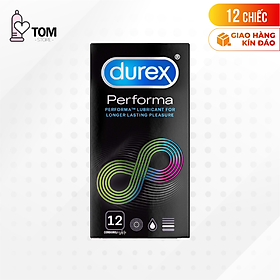 [Hộp 12 cái] Bao cao su Durex Performa - Kéo dài thời gian