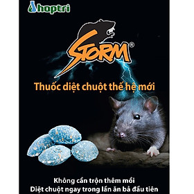 THUỐC DIỆT CHUỘT STORM Gói 1kg- DẠNG VIÊN NÉN - ĐƠN GIẢN DỄ SỬ DỤNG