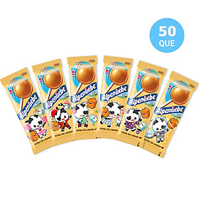 Kẹo Mút Alpenliebe Hương Sữa Caramel (Gói 50 Que)