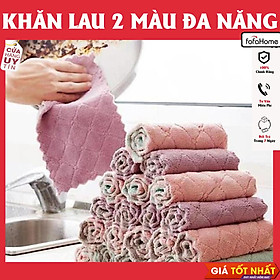 Mua Khăn Lau Bếp 2 Mặt Đa Năng Dày Dặn Siêu Thấm - Lau Bát Đĩa Bàn Ghế Khăn Lau 2 Mặt Siêu Thấm  Khăn Lau Không Phai Màu Nhanh Khô  Khăn Lau Bếp  Khăn Lau Kính  Lau Bát Đa Năng