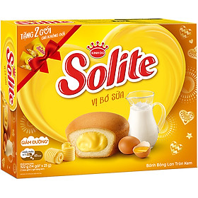 Bánh Solite Cupcake Kem Bơ Sữa (276g)