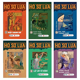 Hình ảnh Sách - Tiểu Thuyết - Combo 6 Cuốn Hồ Sơ Lửa (Lại Văn Long) - Sbooks