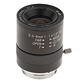1/3" CS Mount 3.5-8mm 4 Manual Iris  Lens for  Industrial Camera