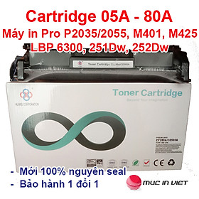 Mua Hộp mực 05A / 80A (hàng nhập khẩu) dùng cho máy in HP Pro 400 M401  M425  P2035  P2055 - Canon LBP 251DW  252DW  MF416DW - Cartridge CE505A - CF280A