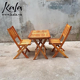 Mua Bộ bàn ghế cafe Kala bằng gỗ mini đẹp
