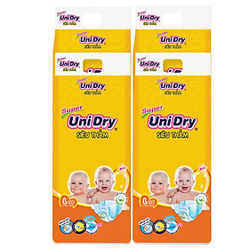 Combo 4 Tã Dán UniDry Super Gói Đại L38 (38 Miếng)