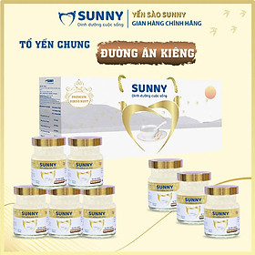 [Hộp 8 hũ] Yến sào ăn kiêng - Yến Sào Khánh Hòa chưng sẳn - 25% Yến thô - 70ml/hũ - Yến sào SUNNY