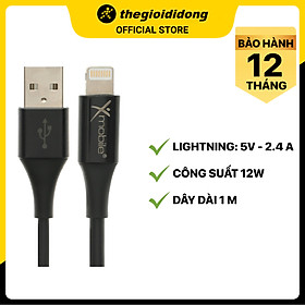 Mua Cáp Light-ning 1m Xmobile AL31-1000 Đen - Hàng chính hãng