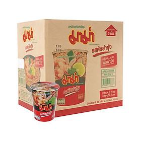 THÙNG 36 LY - MÌ LY MAMA HƯƠNG TÔM YUM CHUA CAY 60G