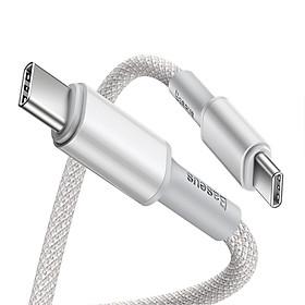 Mua Cáp sạc nhanh 100W Baseus High Density Type-C to Type-C truyền dữ liệu cho Android dài 100CM ( 2 màu ) - Hàng chính hãng