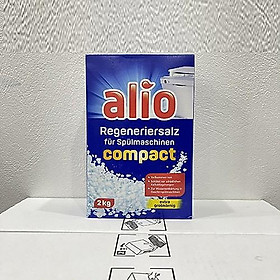 Muối rửa bát Alio hộp 2 kg [tặng túi zip bảo quản]