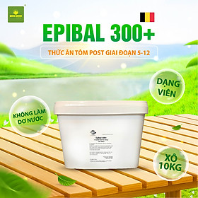 Thức ăn tôm giống Epibal 300+ 10kg - Giúp tôm PL5–12 lớn nhanh, khỏe mạnh - Chính hãng Behn Meyer (Bỉ)