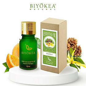 Tinh Dầu Hỗn Hợp Biyokea 4: Ngọc Lan Tây + Cam + Thông (10ml)