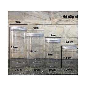 Mua Hũ nhựa nắp nhôm 500ml  700ml  1200ml  15000ml