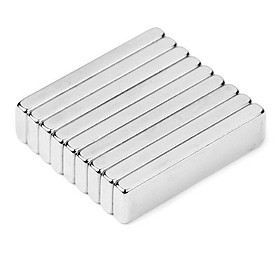 Bộ 10 Viên Nam Châm Đất Hiếm 20x5x3mm Siêu Từ Tính