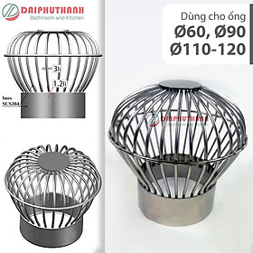 Mua Cầu Chắn Rác Ban Công Quả Cầu Lọc Rác Sân Thượng Inox SUS304 - Nhiều kích cỡ  dùng cho ống phi 60  90  110