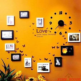 Bộ Khung Ảnh Treo Tường Trái Tim KA1103 phòng cưới - Bảo Hành Gãy, Vỡ - Hỗ Trợ In Hình