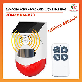 Mua Báo động hồng ngoại năng lượng mặt trời KM-X20 – Chống nước có điều khiển từ xa