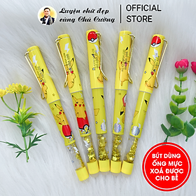 Bút Mực Xoá Được | Bút Mực chuyên dùng ống Mực Xoá | Bút Việt C88 mẫu Pikachu (đọc kỹ mô tả)