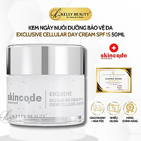 Kem Ngày Nuôi Dưỡng Bảo Vệ Da Skincode Exclusive Cellular Day Cream SPF 15 | Kelly Beauty