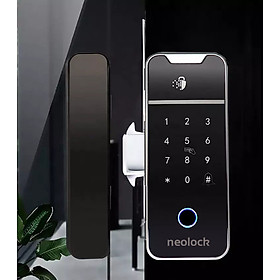 Mua Khóa cửa kính thông minh quản lý qua app neolock không cần khoan NeoA6-B