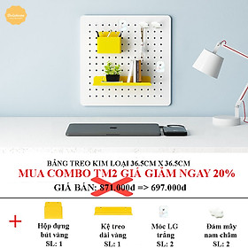 Mua BẢNG PEGBOARD KIM LOẠI SƠN TĨNH ĐIỆN CAO CẤP ĐA CÔNG DỤNG - CHÂN ĐỨNG  KẸP BÀN  TREO TƯỜNG