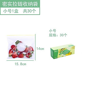 Mua Hộp 30 túi zip đựng thực phẩm có khóa kéo hút chân không