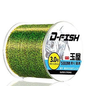Dây Cước Câu Cá Tàng Hình D- Fish 500m Cước Siêu Bền, Siêu Xịn - Tuấn Phi Fishing