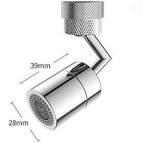 Đầu gắn vòi rửa chén KG47 tăng áp vòi xoay 720 độ lắp vòi nước bồn rửa mặt lavabo 2 chế độ xả, tiết kiệm nước- Hàng chính hãng
