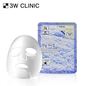 Mặt Nạ Tuyết Dưỡng Trắng Da 3W CLINIC FRESH WHITE MASK SHEET 10 miếng hộp