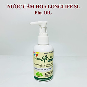 NƯỚC CẮM HOA LÂU TÀN TẠI CHỢ SỈ HOA NHẬP KHẨU ISRAEL, LONGLIFE SL BOOST 2023 (Chai 100ml pha 10L Nước) giúp hoa tươi hơn 2 lần (trên 60%) và 14 ngày không thay nước tại chợ hoa