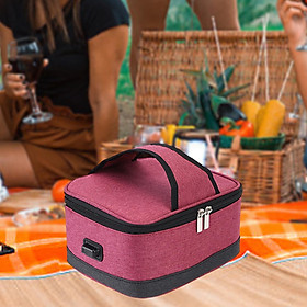 Food Heating Bag, Electric Heating Bag Container, USB Upgrade Insulation Bag, Portable Heated Lunch Box, Food Warmer for Car, Picnic Travel Camping