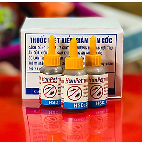 Combo 3 lọ Thuốc diệt kiến gián sinh học Hanpet- Dung dịch diệt kiến tận gốc