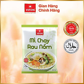 Thùng 30 Mì Chay Rau Nấm VIFON (65g / Gói)