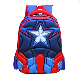 Balo tiểu học in hình 3D các nhân vật siêu anh hùng