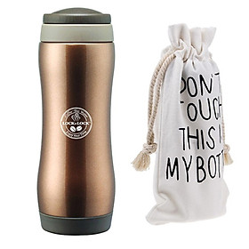 Bình Giữ Nhiệt Lock&Lock Grip Tumbler LHC801 370ml (Màu Ngẫu Nhiên) Kèm Túi Vải