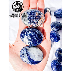 Mua VIÊN ĐÁ BÌNH AN SODALITE LỚN DÙNG TRONG THANH TẨY  THIỀN  YOGA  PHONG THỦY